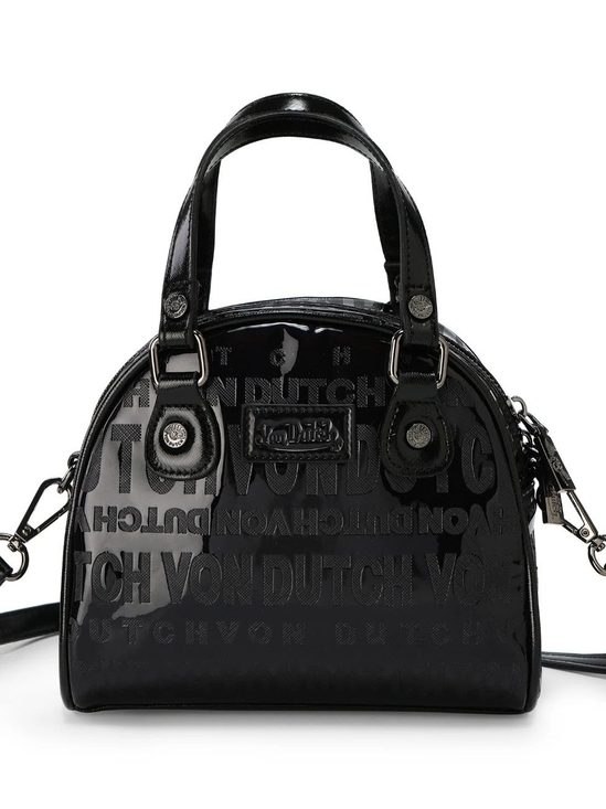 Von Dutch Handbags - Von Dutch Black Patent Bag